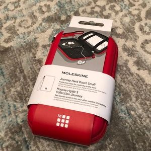 Red Moleskine Small Journey Hard Pouch